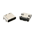 Tpye-c 16 pin board mounted four pin female socket L6.5/L7.35Tpye-c female socket