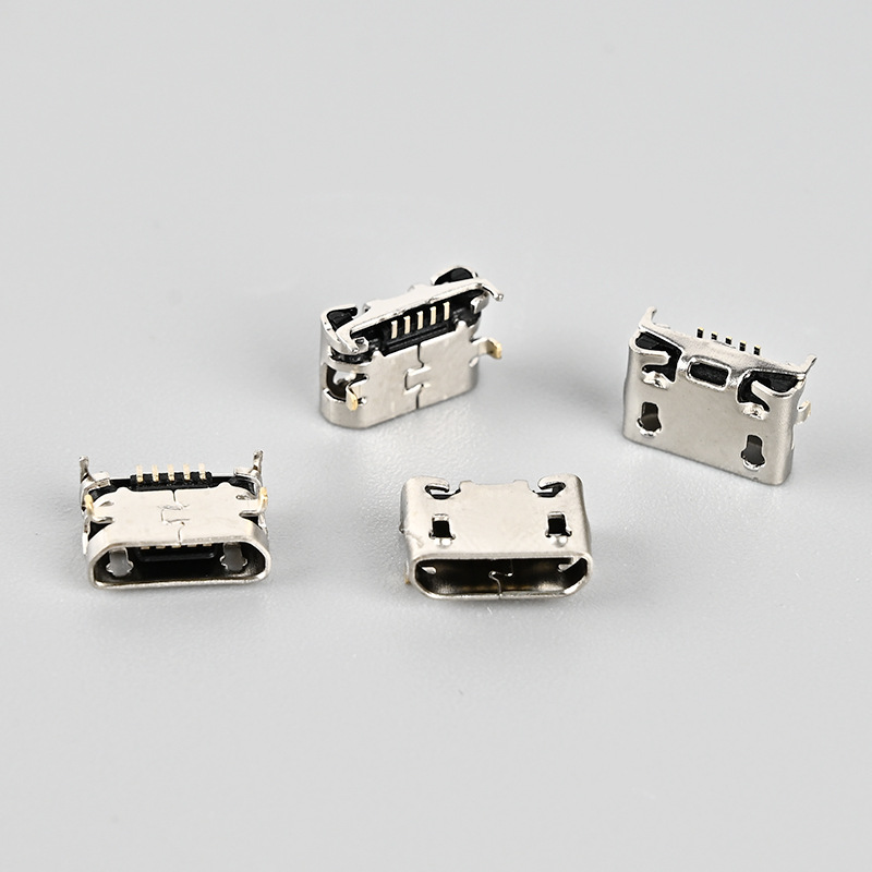 USBF-P0565-H25-0303 all copper USBF female socket four pin patch Android USB charging connector