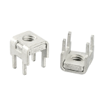 Manufacturer RP448080 rivet washer straight insertion welding terminal M4 straight pin reinforcement washer PCB welding terminal