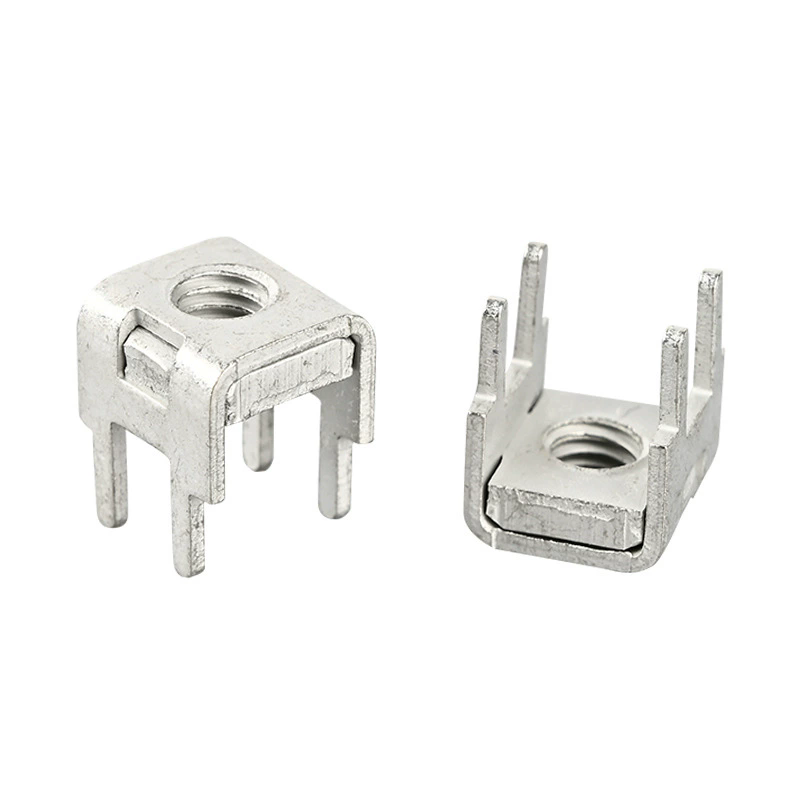 Manufacturer RP448080 rivet washer straight insertion welding terminal M4 straight pin reinforcement washer PCB welding terminal