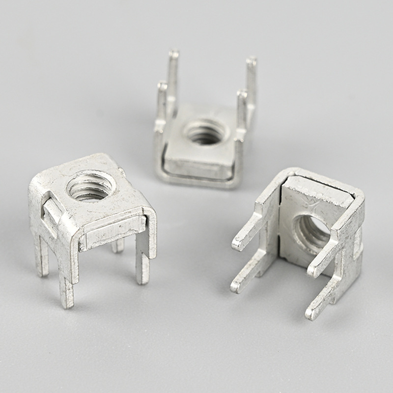 Manufacturer RP448080 rivet washer straight insertion welding terminal M4 straight pin reinforcement washer PCB welding terminal